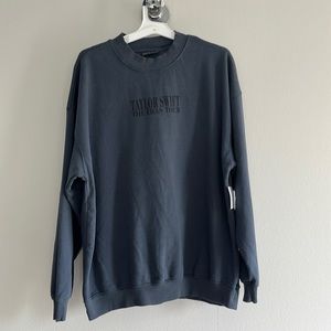 Official Taylor Swift ERAS tour blue crewneck